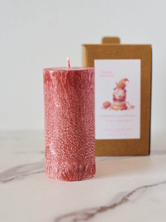 Palmių vaško žvakė „Cinamonas su prieskoniais“